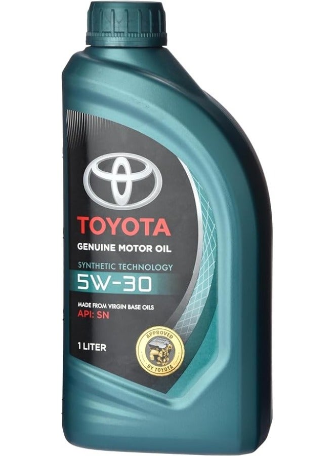 Genuine Toyota engine oil 5W30 API, one liter
