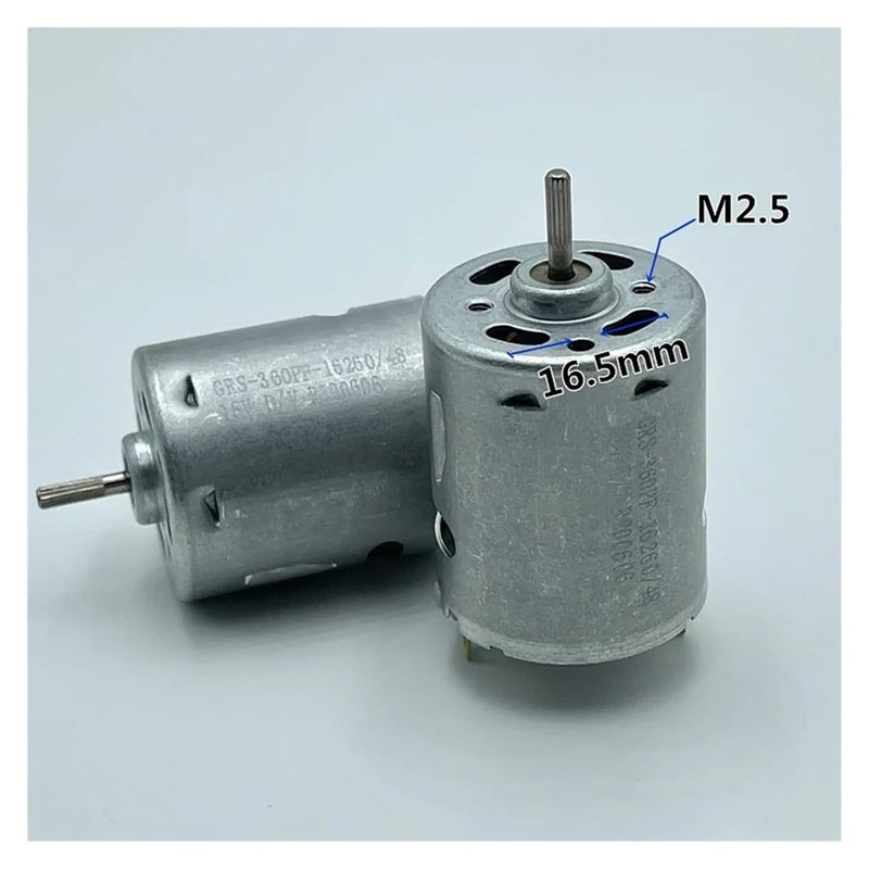 RS 360PF محرك فرشاة الكربون الإلكتروني DC لبدء التشغيل 6V 18V 9700 دورة في الدقيقة عمود مطبوع - Image 4