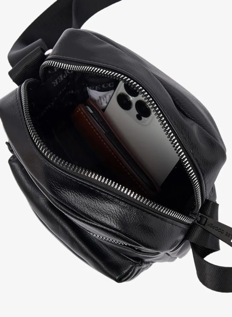 Lee Cooper BLACK Men Adjustable Strap Crossbody Bag for Men | Best Price UAE