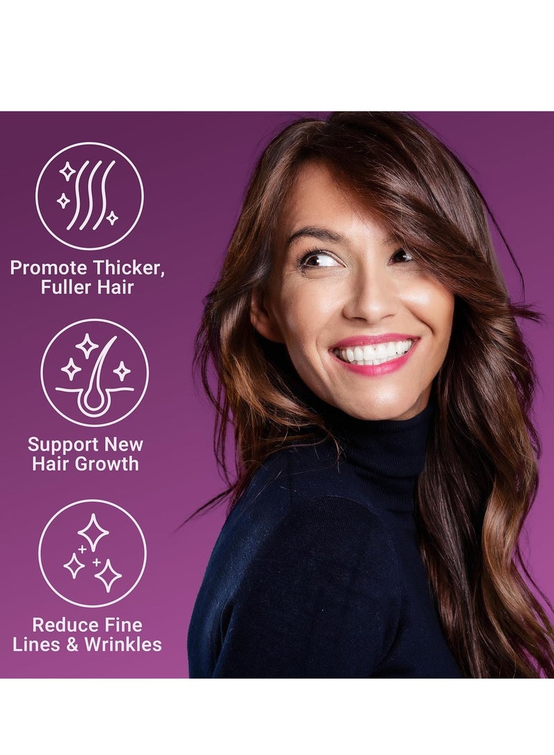 Day Wins Hair Growth Accelerator Soft Chews, Hair Growth Vitamins for Women and Men with Clinically Proven Lustriva and Biotin to Promote Thicker, Fuller, Stronger Hair, Mixed Berry, 60 Soft Chews - Image 4