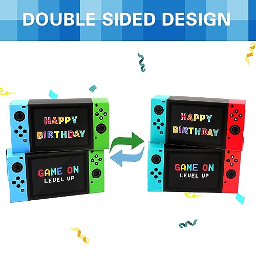 JOARHONAL Video Game Party Favor Boxes - 12 PCS Game On Theme Gifts Boxes for Boys Kids Video Game Birthday Party Supplies Goodie Candy Bags Gamer Party Decorations - Image 5