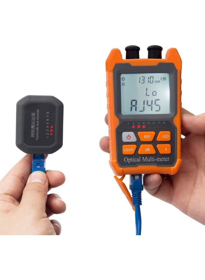 Fiber Optic Cable Tester Portable Optical Power Meter FC/SC/ST universal interface Fiber Tester Built-in 1Mw Visual Fault Locator (OPMVFL) - Image 2