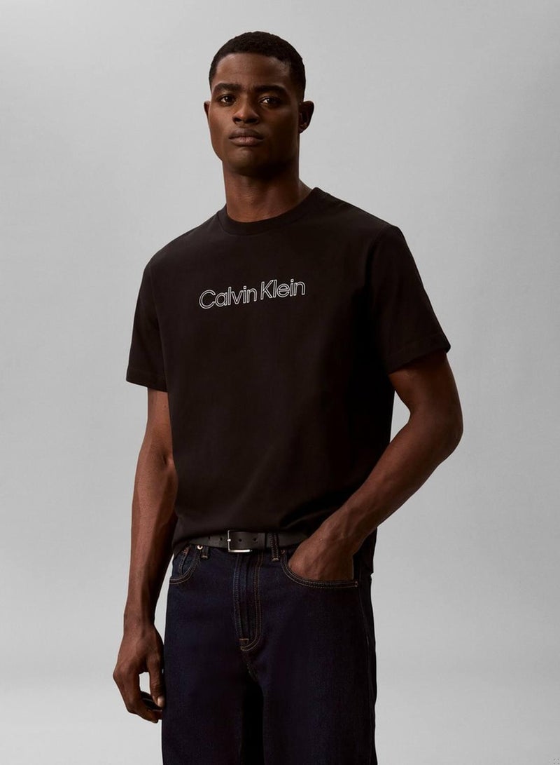 CALVIN KLEIN Relaxed Logo T-Shirt - Image 2