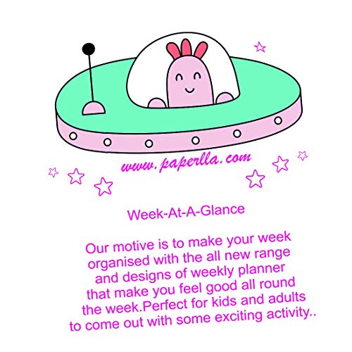 COI My Week Planner Writing Pad/Little Explorer Space Fun Activity Notepad for Daily, Weekly to Do List - Image 4