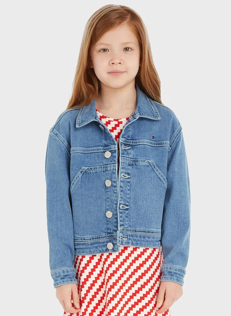 TOMMY HILFIGER Kids Denim Trucker Jacket