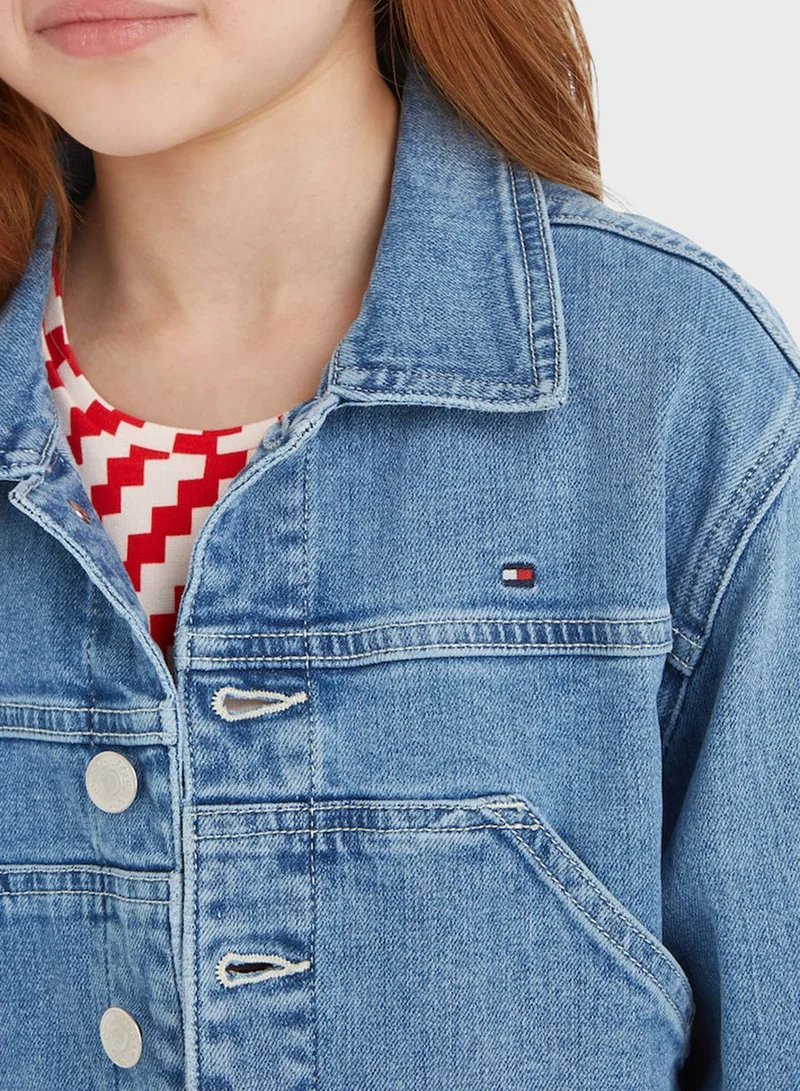 TOMMY HILFIGER Kids Denim Trucker Jacket