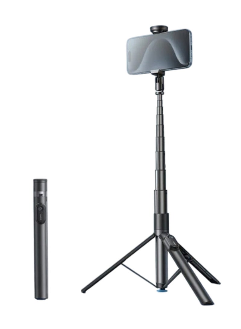 Integrated Selfie Stick Tripod with Wireless Remote, Extendable Lightweight Phone Holder, Compact Travel Monopod for Vlogging, Video, and Photos - Image 2