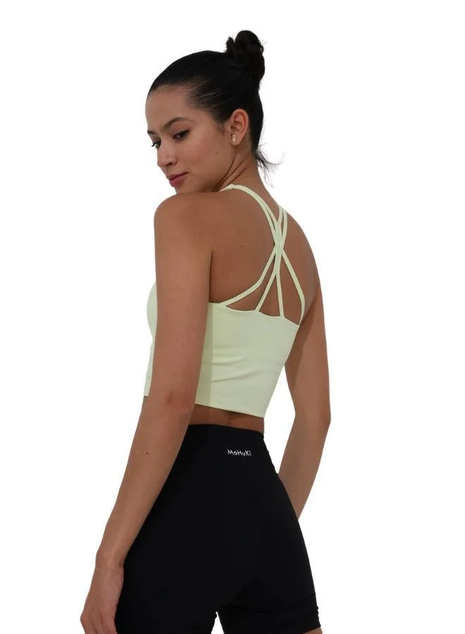 Mohuki Light Green Active Crossback Tank for Women | Best Price UAE