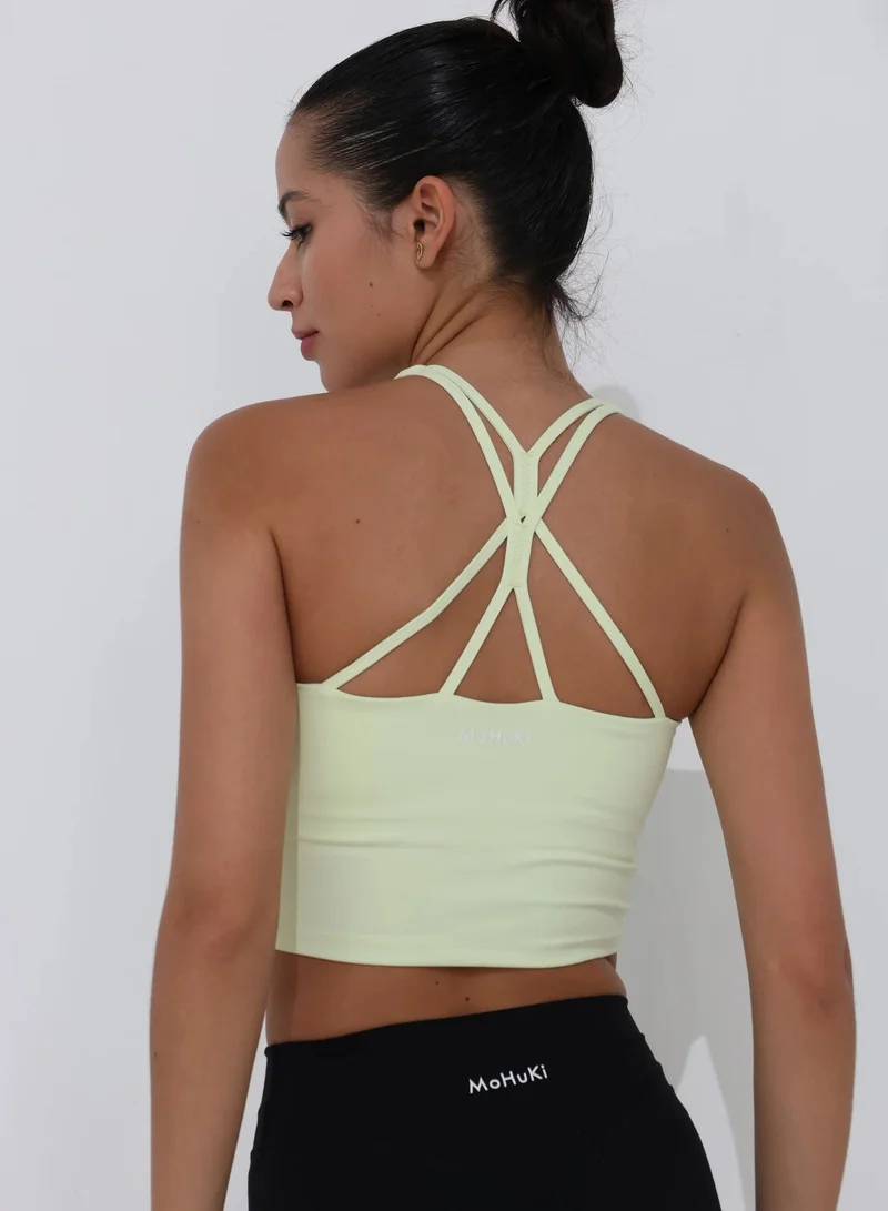 Mohuki Light Green Active Crossback Tank for Women | Best Price UAE