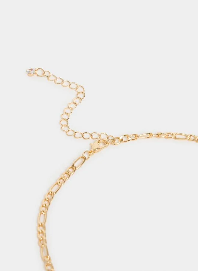 Styli  Pack of 2 - Gold Pendant Necklace for Women | Best Price UAE