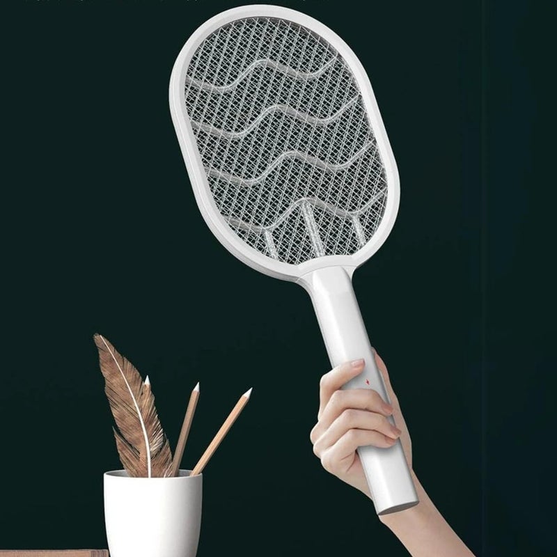 2 in 1 Rechargeable Electric Bug Zapper Racket Mosquito Swatter for Indoor and Outdoor - Image 4