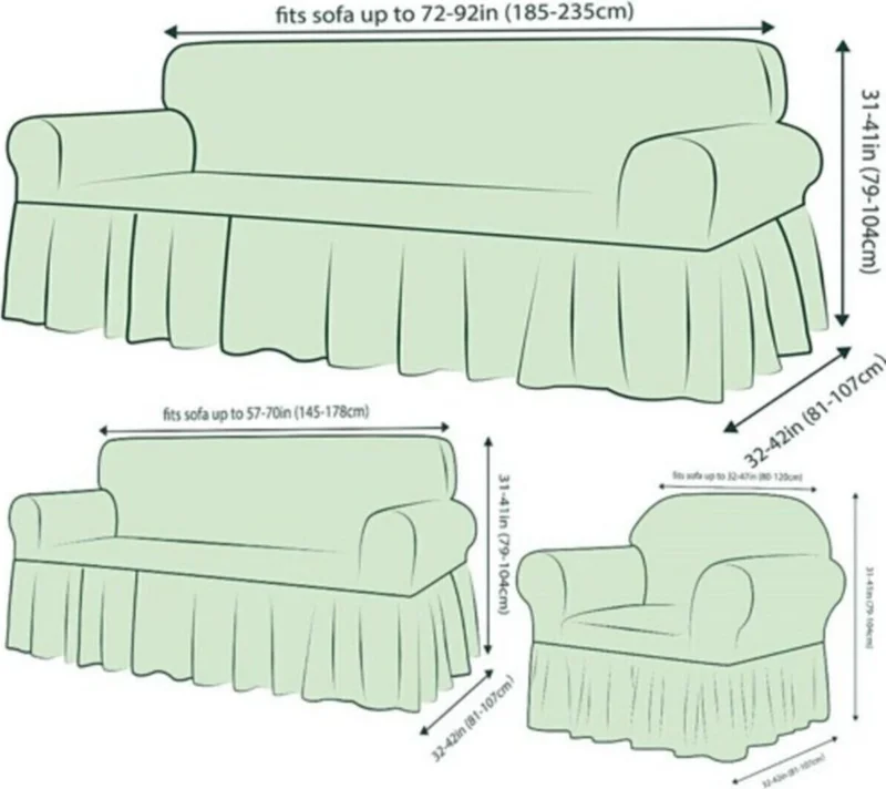 Elgeyar Bürümcük Armchair, Sofa, Sofa Bed Cover, Sofa Cover Single