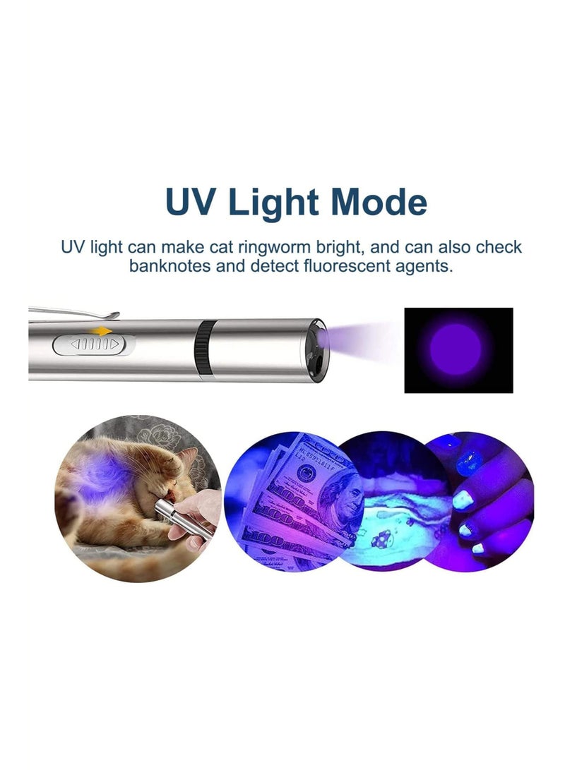 Homify Laser Pointer Cat Toy, 7 in 1 Multi-Pattern Laser Pen 3 Modes Projection for Pet Long Range High Power Laser Interactive Chase Dog Cat Toys - Image 5