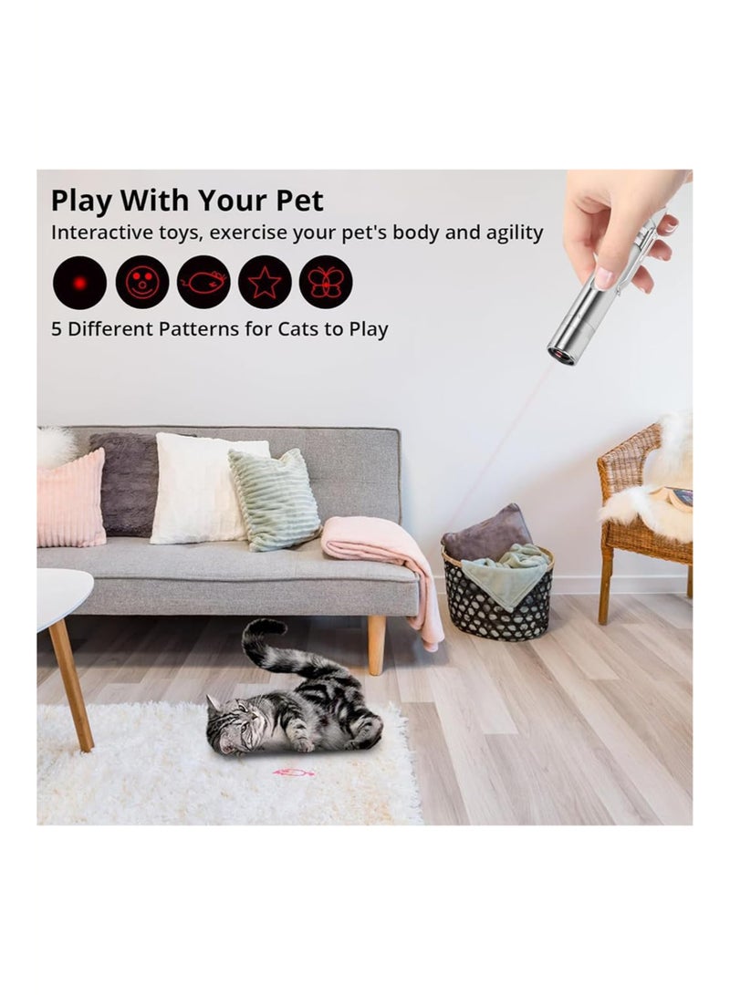 Homify Laser Pointer Cat Toy, 7 in 1 Multi-Pattern Laser Pen 3 Modes Projection for Pet Long Range High Power Laser Interactive Chase Dog Cat Toys - Image 4