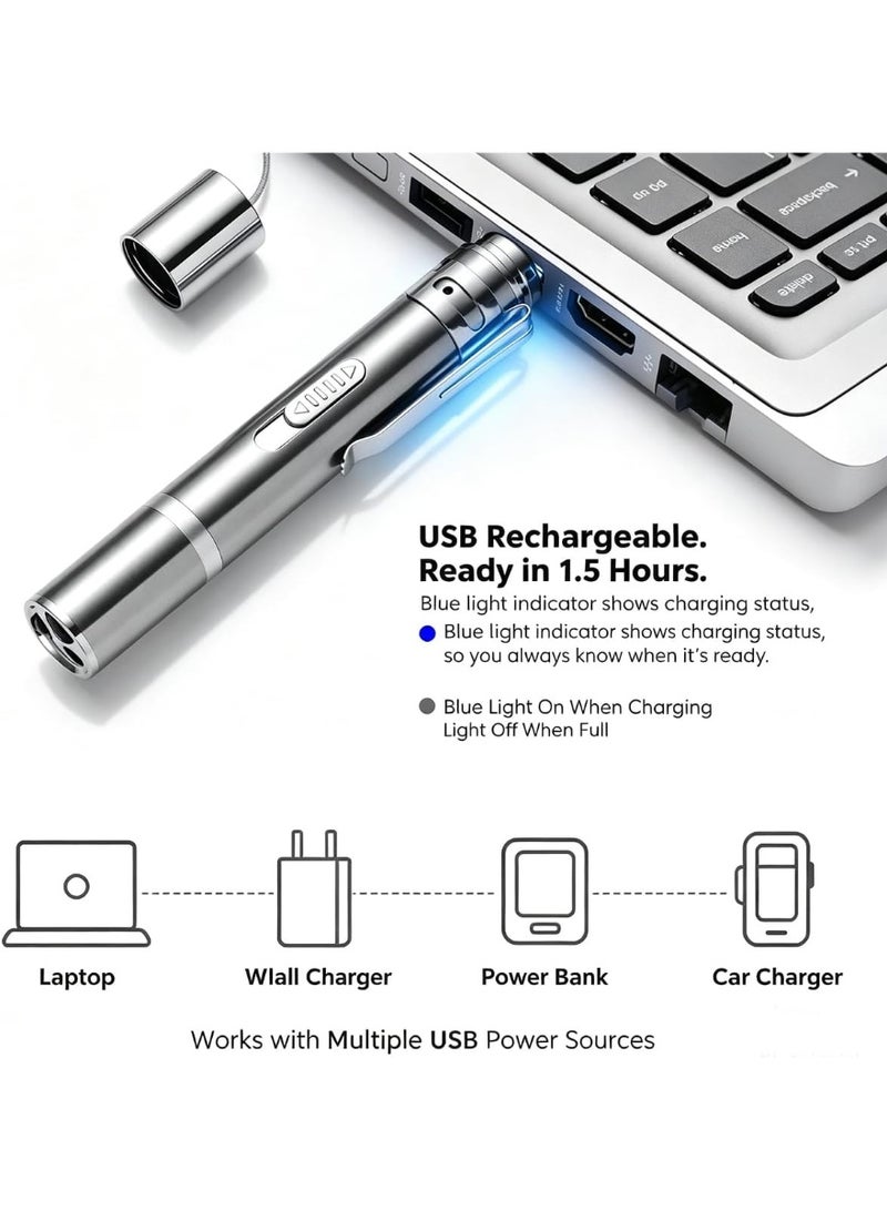 هوميفاي ليزر العاب قطط، مؤشر ليزر قابل للشحن عبر USB، لعبة ليزر تفاعلية للقطط لتدريب القطط والكلاب، متعددة الاستخدامات وبمدى طويل - Image 3