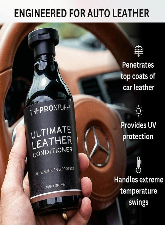The Pro Stuff Ultimate Leather Conditioner | Shine, Nourish, Protect Leather in Car Interior | Easy Apply, Long Lasting, No-Residue Formula | Premium Auto Care | 10 fl oz - Image 3
