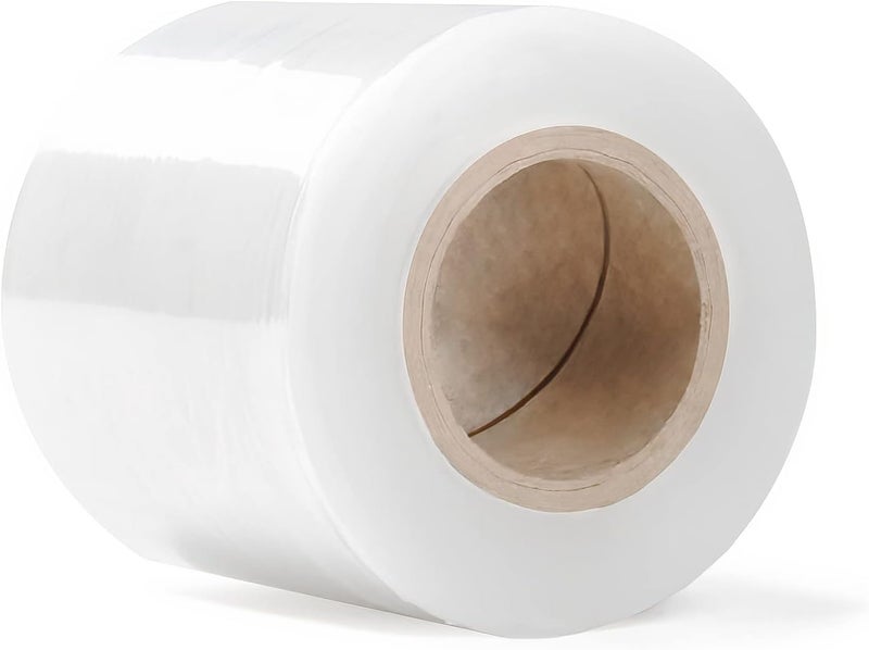 Rago ® Stretch Film Set Mini Rolls I Transparent Film for Furniture Stretch Film Pallet Film Hand Film Wrap Film (‎1 x Transparent 0.43 kg – Includes Hand Sprender) - Image 2