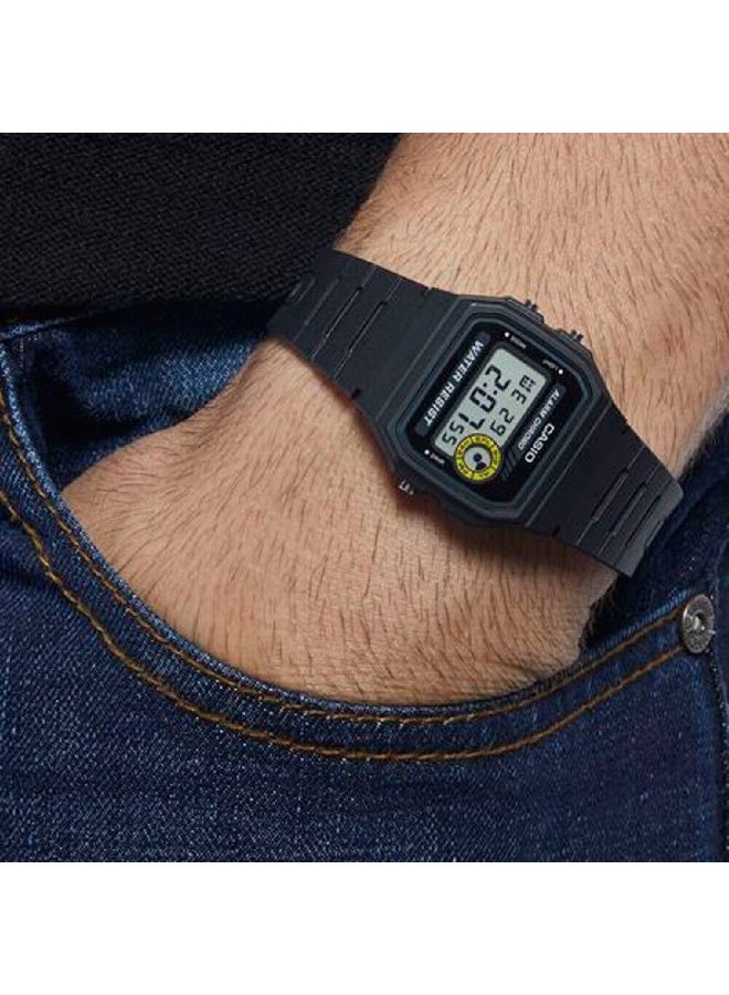 CASIO Youth Digital Unisex Watch F‑94WA‑8DG, 38.2 mm Grey Dial, Resin Case & Resin Band, Long Battery Life, Water Resistant - Image 3