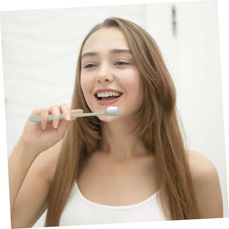 8 Pack Micro Nano Bristle Toothbrushes For Sensitive Teeth Gentle Cleaning Postpartum Maternal Use - Image 4