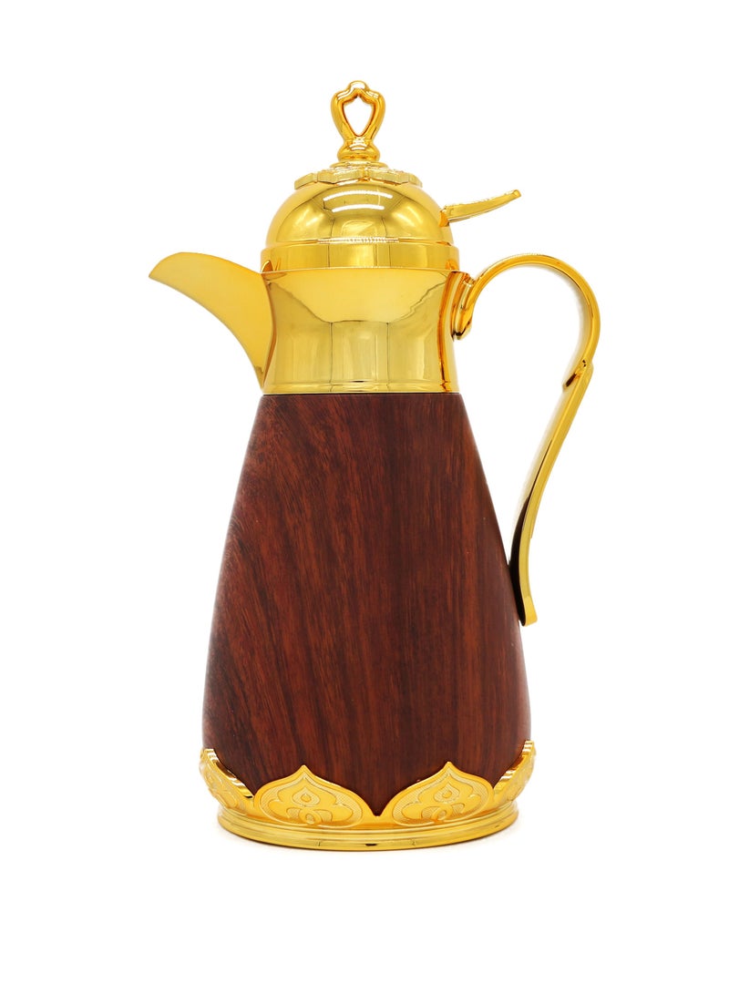 REFAN Thermos Dallah Coffee & Tea 350ML Brown/ Gold - Image 2