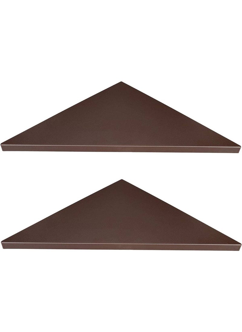 Corner Mounting Shelf Easy to Install Wall Corner Shelf Set of 2 Brown Frosting Pattern Right-Angled - pzsku/Z57F9DA63E58FB2F4E352Z/45/_/1717662133/40d704c1-9568-44f9-949d-e50e0271a273