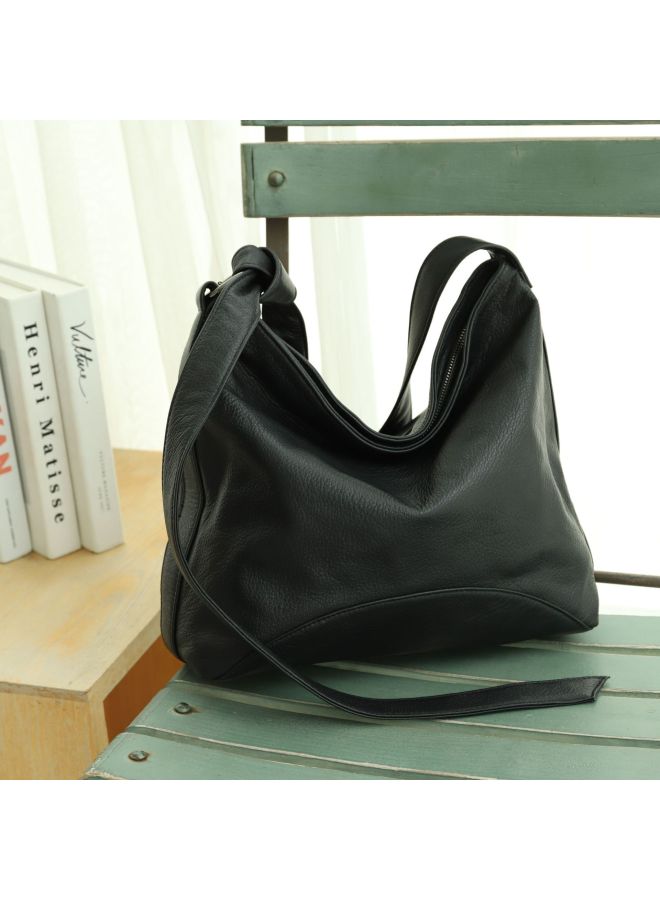 Jinlida Capacity Tote Bag First Layer Natural Fall Leather Women's Bag New Fashion Shoulder Bag Commuter Bag - Image 1