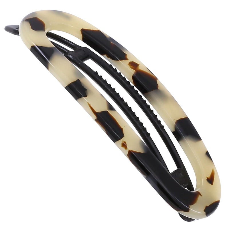 Camila Paris CP3364 French Hair Barrette Clip for Women Handmade White Tokyo Slidein MetalFree Closure Strong Hold Grip Hair Clips for Girls No Slip Durable Hair Accessories Made in France