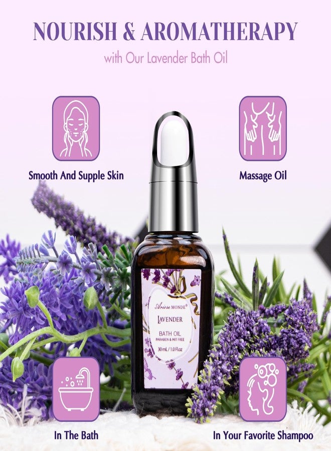 ArioseMonde Bath Gift Baskets for Women, Lavender Relaxing Spa Gifts, Bath Spa Gift Basket for Women, Self Care Gifts, Care Package, Home Spa Products, Birthday Gifts , Gifts for her - Image 5