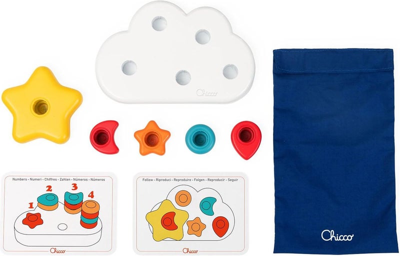 Chicco Plug-in Game 1 - Educational Toy with Shapes and Colors
