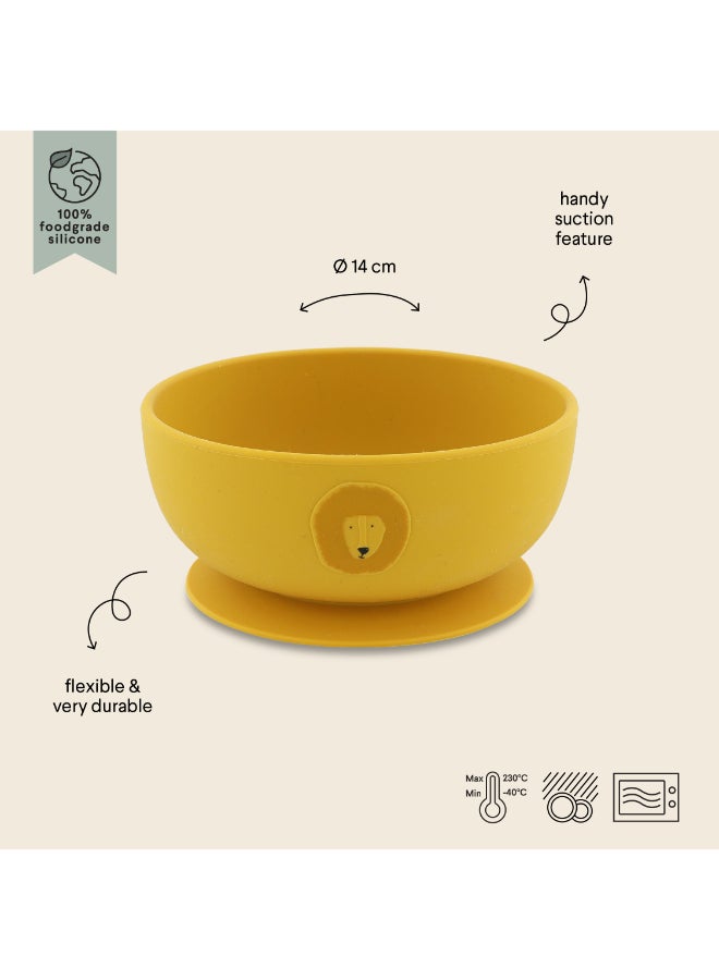 Trixie Silicone Feeding Bowl With Suction - Mr. Lion - Image 2