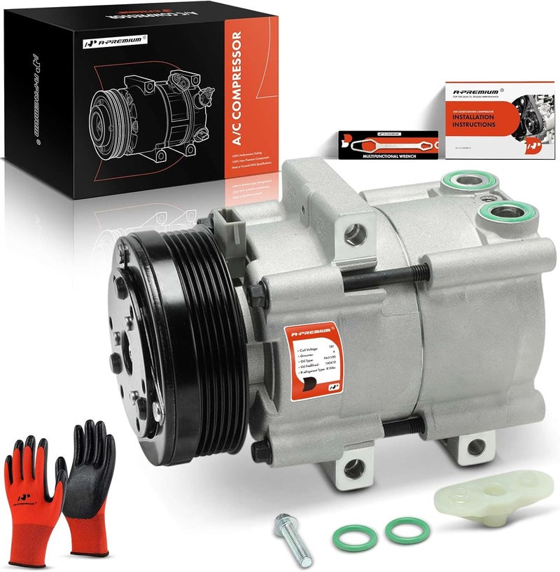 A-Premium A/C Compressor for Ford and Lincoln Vehicles - Image 1