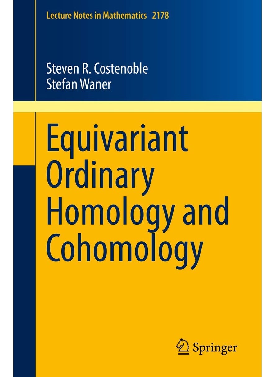 Equivariant Ordinary Homology and Cohomology 