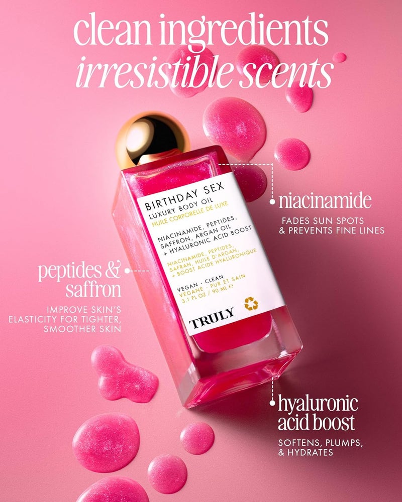 Truly Beauty Birthday Sex Luxury Body Oil - Image 3
