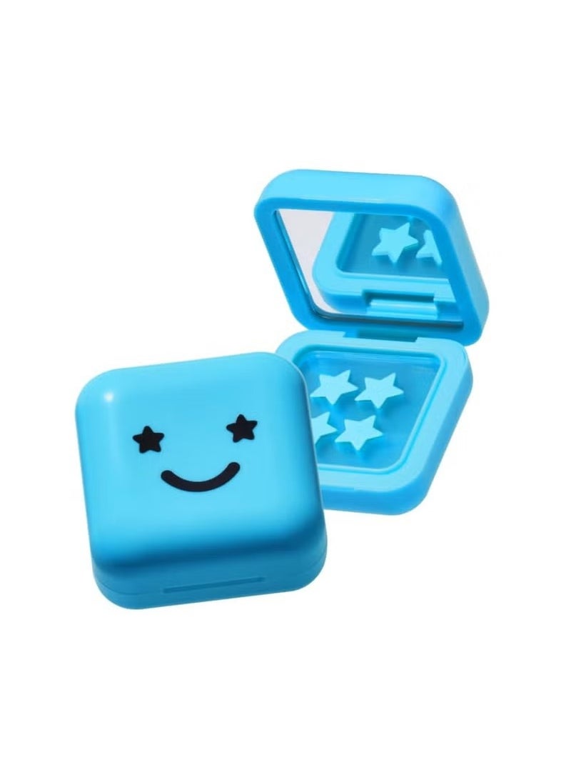 Starface Hydro-Star + Salicylic Acid Pimple Patches and Big Blue Compact, Helps Shrink and Soothe Deeper Spots, Cute Star Shape, Vegan, 32 count  - Image 1