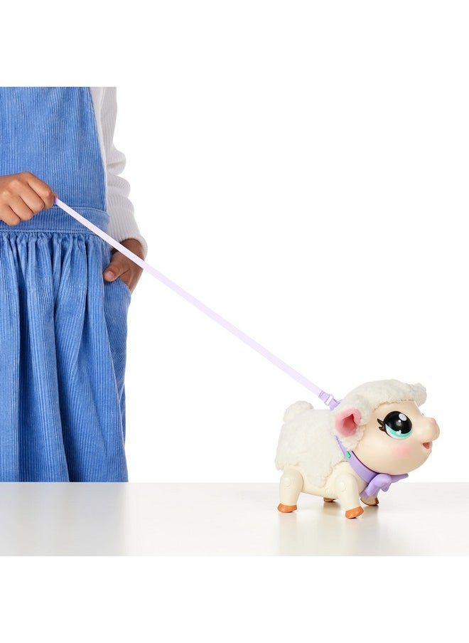 LITTLE LIVE PETS - - My Pet Lamb Soft And Wooly Interactive Toy Lamb That Walks, Dances 25+ Sounds & Reactions For Kids, Ages 5+ - Image 1