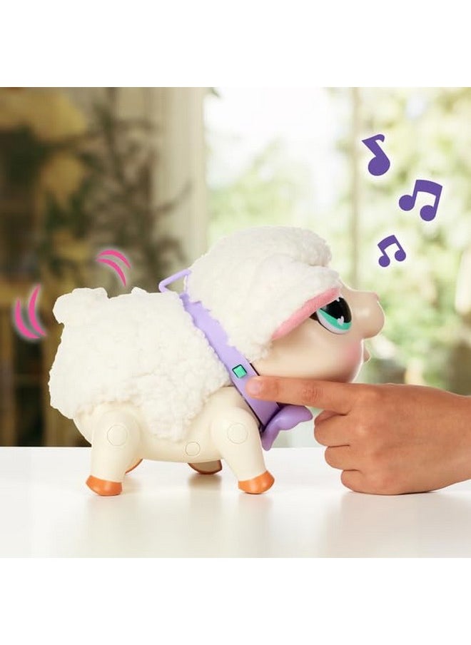 LITTLE LIVE PETS - - My Pet Lamb Soft And Wooly Interactive Toy Lamb That Walks, Dances 25+ Sounds & Reactions For Kids, Ages 5+ - Image 1