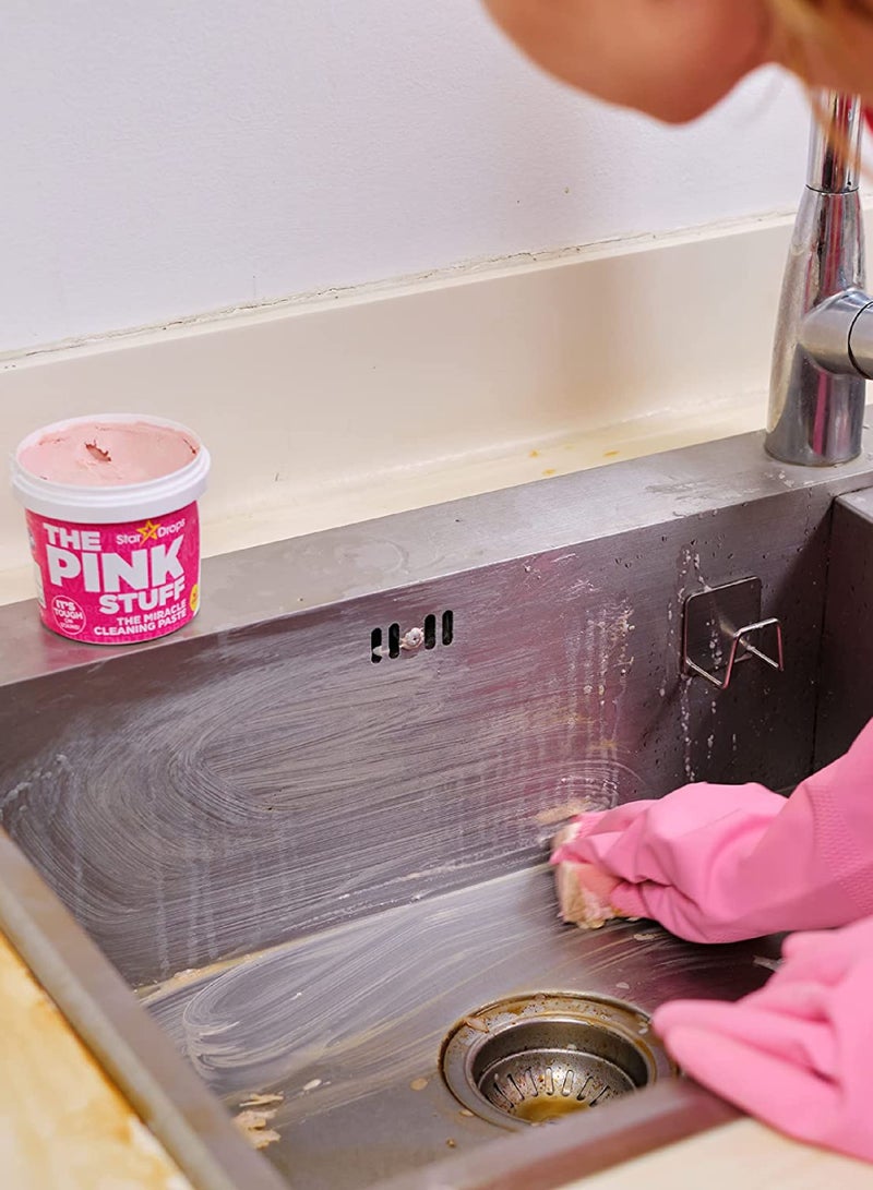 ذا بينك ستاف معجون التنظيف السحري ذا بينك ستاف حجم كبير 850 جرام مع القفازات المريحة - Image 3