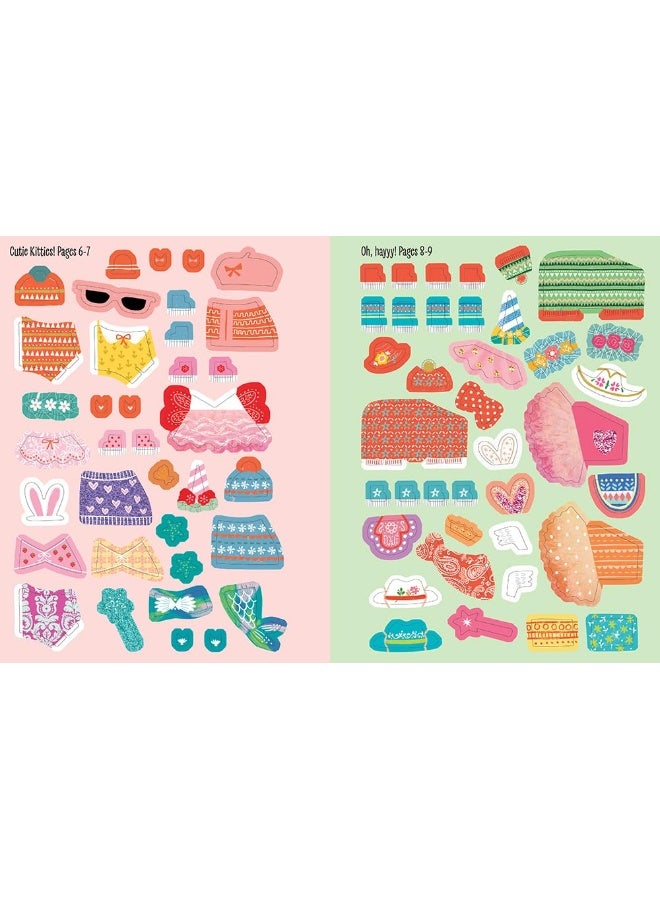 Sourcebooks Wonderland My Big Sticker Dress-Up: Cutie Patooties  - Image 5