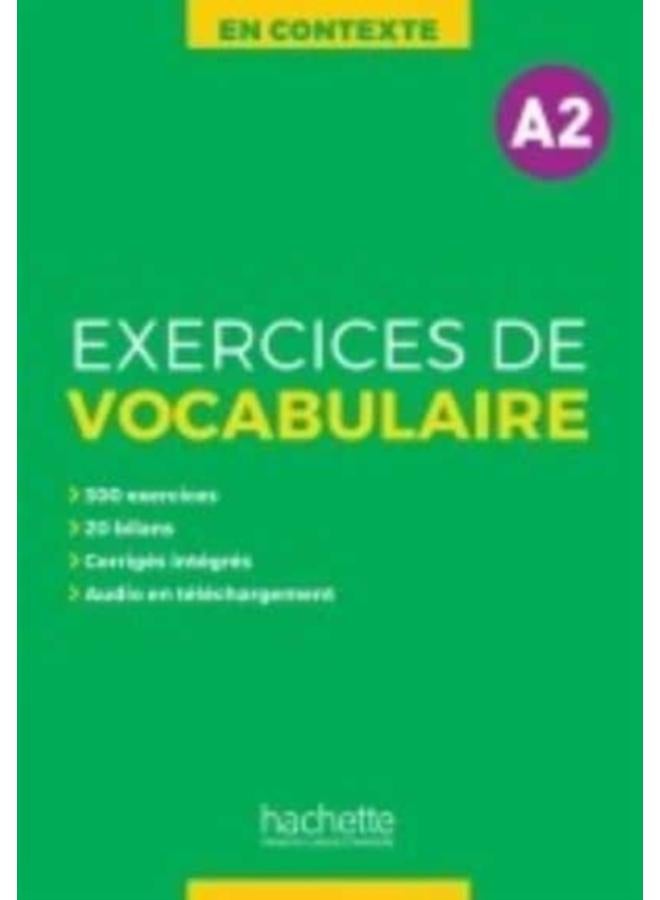 En Contexte - vocabulaire : Livre A2 