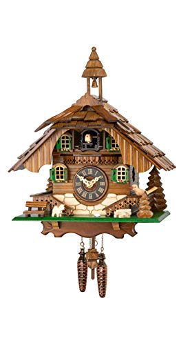 Engstler Quartz Cuckoo Clock Black Forest House EN 444 Q - Image 1