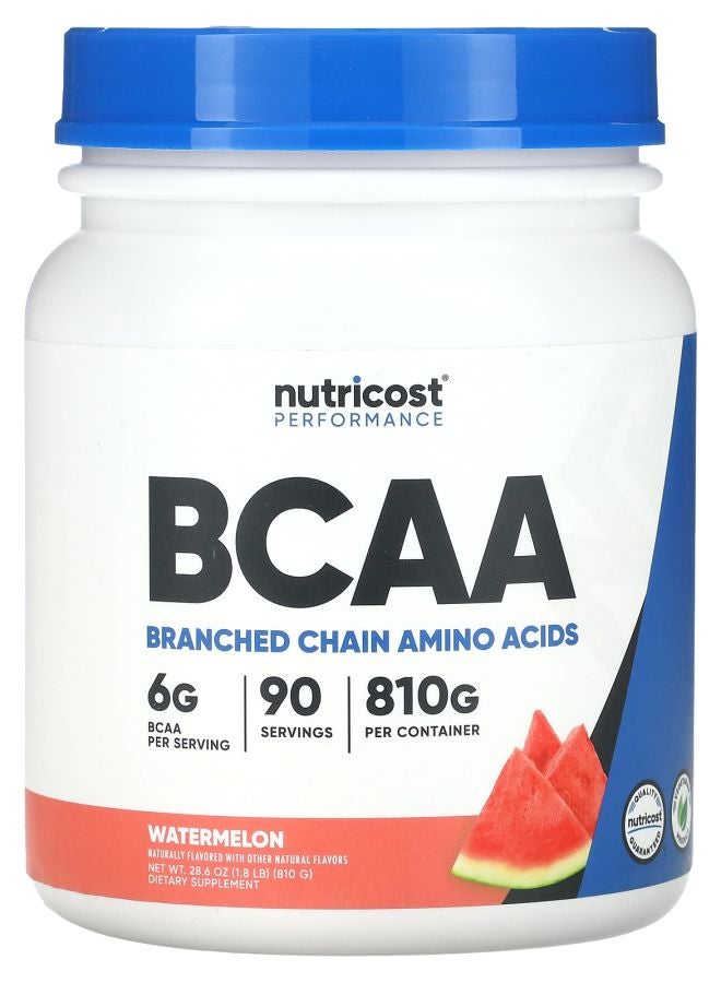 Nutricost Performance BCAA Watermelon 1.8 lb (810 g) - Image 1