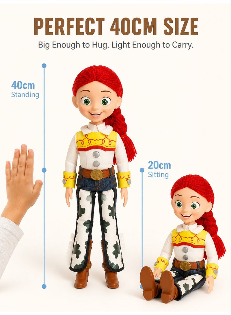 Jessie Toy Story 4 Talking Jessie Figure with Pull-String and Lights - English Version - Image 4
