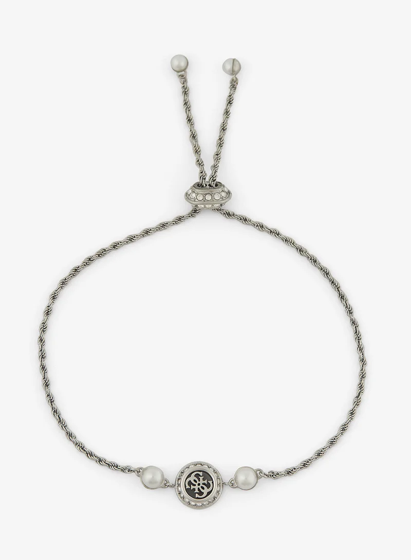 جس Logo Tiny Pearl Bracelet