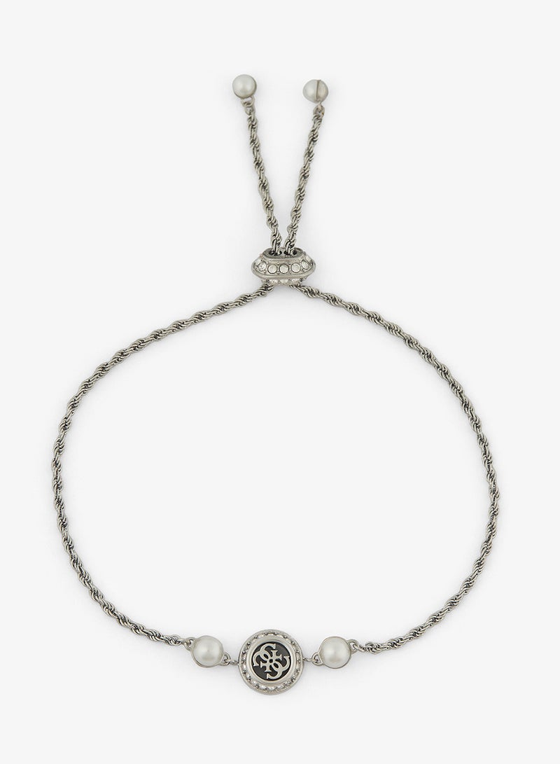 GUESS Logo Tiny Pearl Bracelet - Image 1