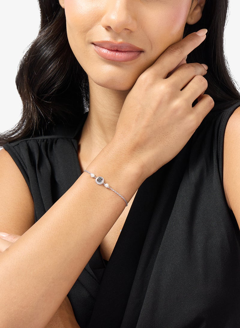 GUESS Logo Tiny Pearl Bracelet - Image 5