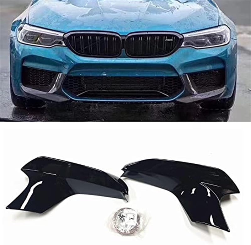 Wivplex Gloss Black Front Bumper Side Splitter for F90 M5 - Image 2