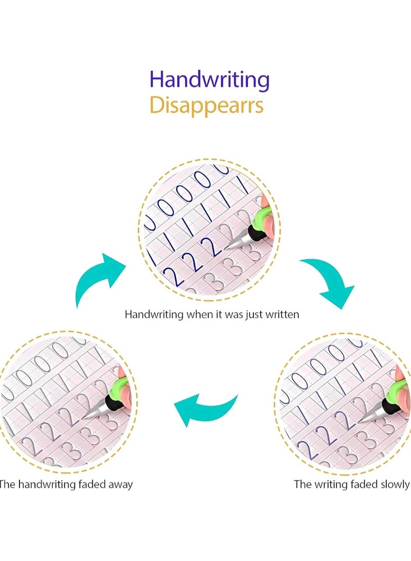 هويتك مجموعة كتب السحر العربية، 4 كتب تعليمية قابلة لإعادة الاستخدام + مجموعة واحدة من عبوات إعادة التعبئة (8 قطع) - Image 3