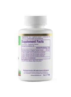 Paradise Herbs Triphala Extract Vegan Non Gmo Gluten Free 60 Vegetarian Capsules  - Image 3