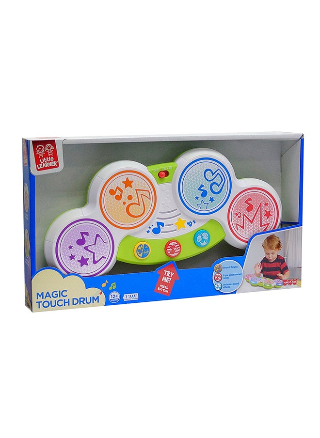 Happy Kids Little Learners Magic Touch Drum - Interactive Baby Drum Toy  - Image 1