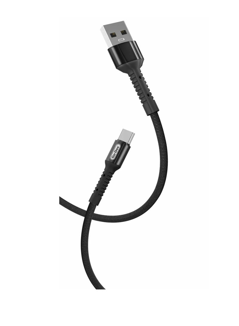 جو-ديز كابل شحن USB بطول 2 متر، سلك شحن سريع ومزامنة بيانات لأجهزة Type-C - Image 1